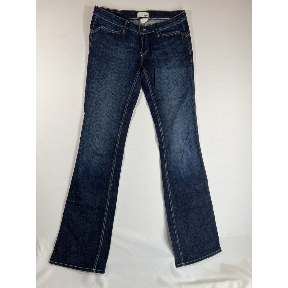 Piper Womens Jeans 9 Low Rise Flare Bell Bottom Y2K Retro Stretch Denim